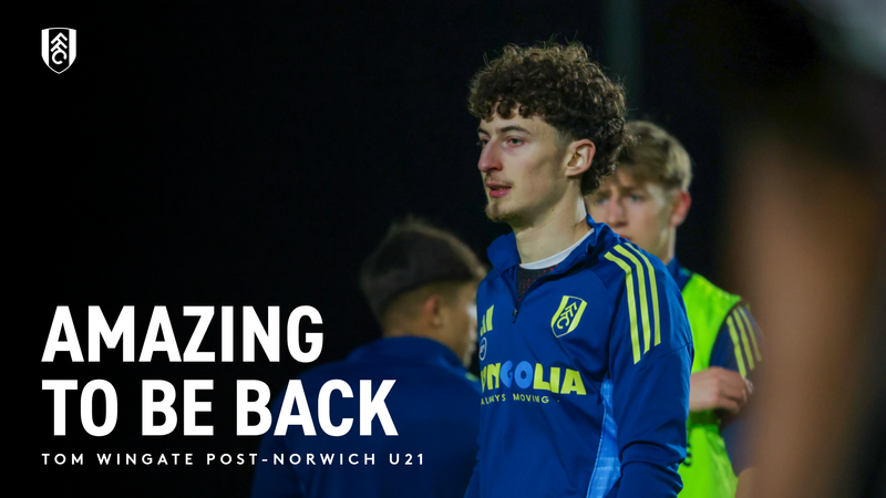 Wingate: Amazing to be back