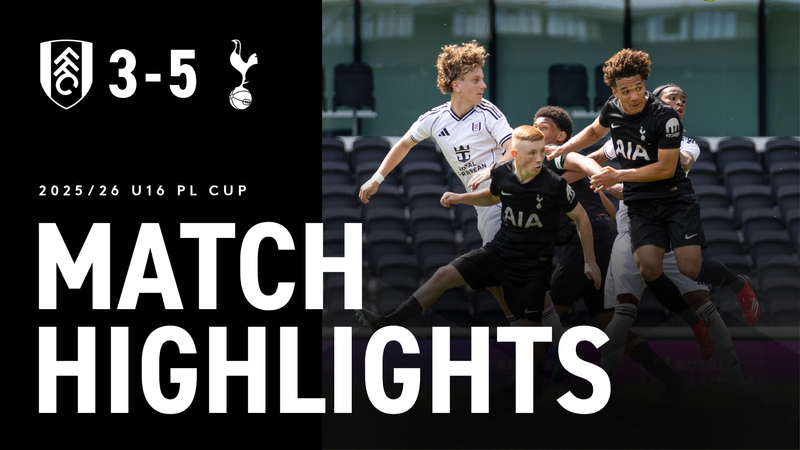 U16: Premier League Cup Final Highlights