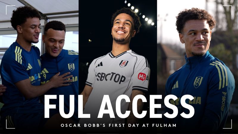 FUL ACCESS: Oscar Bobb's first day
