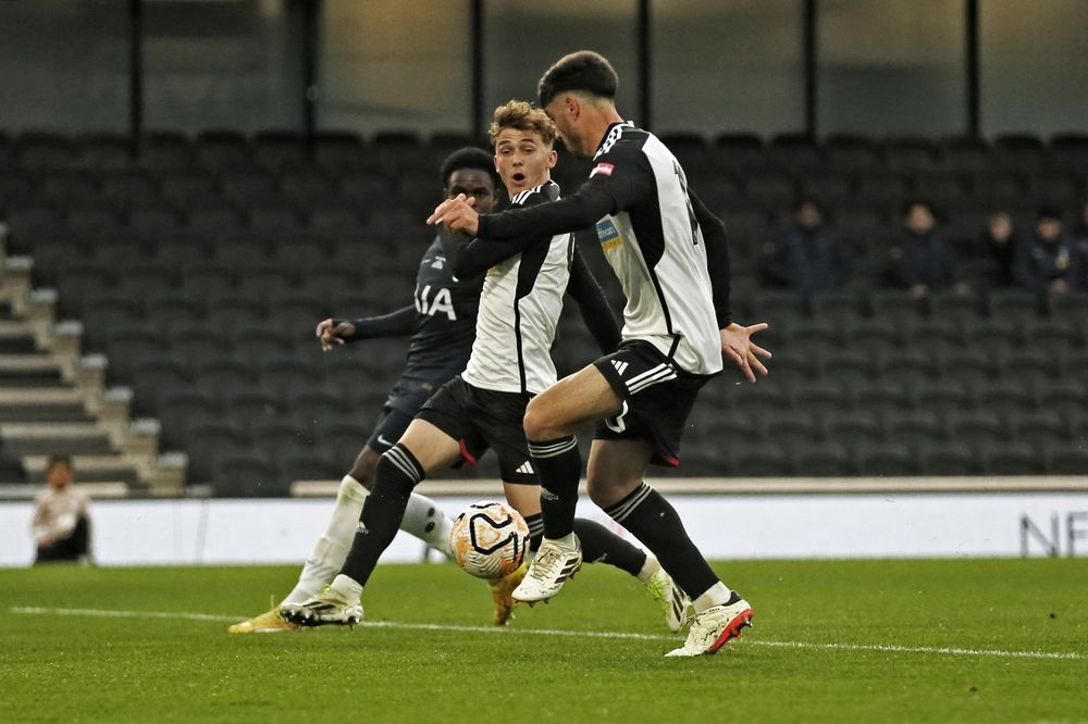 George Okkas scores Fulham's fourth of the evening George Okkas scores Fulham's fourth of the evening
