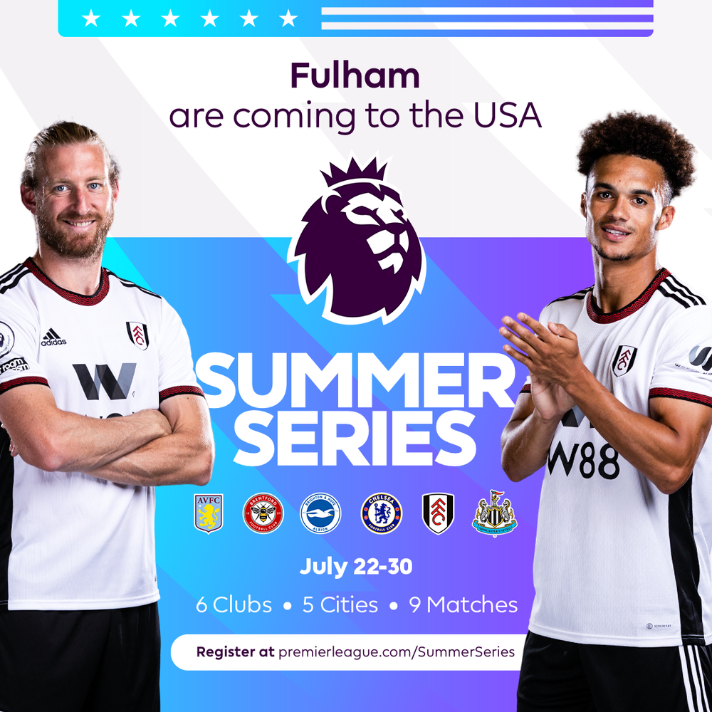Fulham FC - Fulham To Compete In Premier League Summer Series