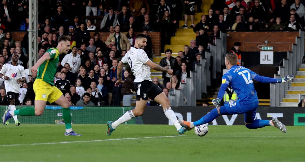 Aleksandar Mitrović makes it 1-0