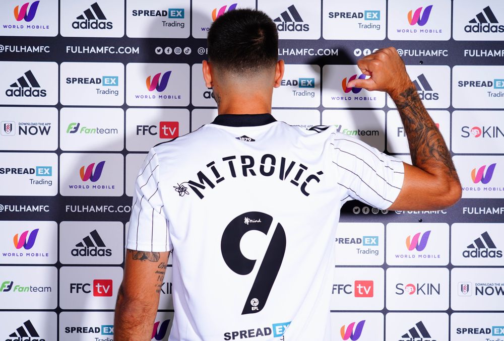 Aleksandar Mitrović; Fulham's number nine! Aleksandar Mitrović; Fulham's number nine!