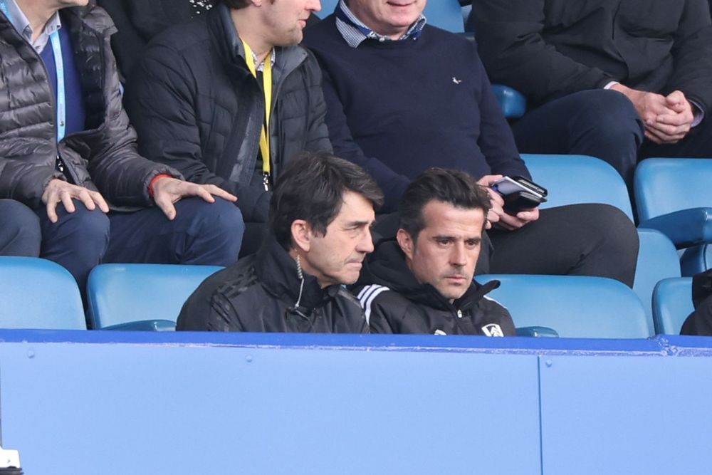 Marco Silva watches on from the stands