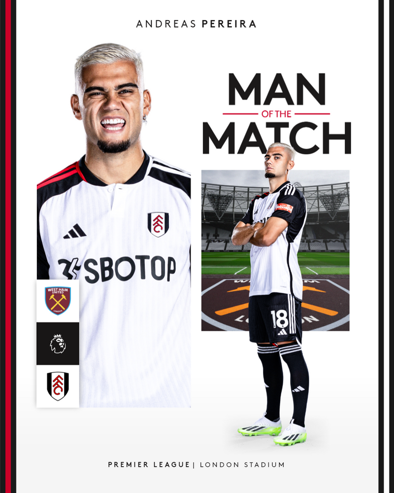 Andreas Pereira: Man of the Match Andreas Pereira: Man of the Match