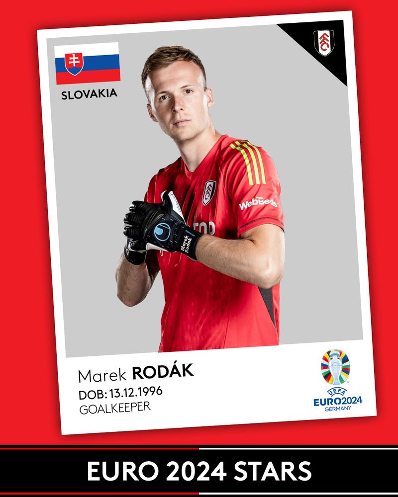 Marek Rodak international sticker card Marek Rodak international sticker card
