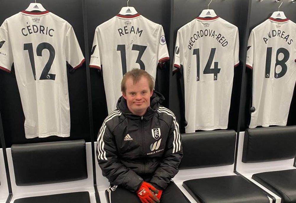 Matthew in the dressing room
