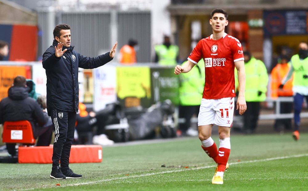 Marco Silva on the touchline during our Emirates FA Cup tie with Bristol City. 