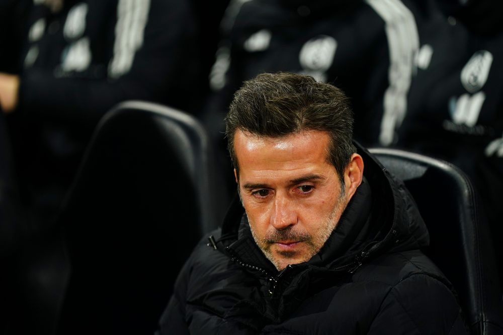 Marco Silva in the dugout Marco Silva in the dugout