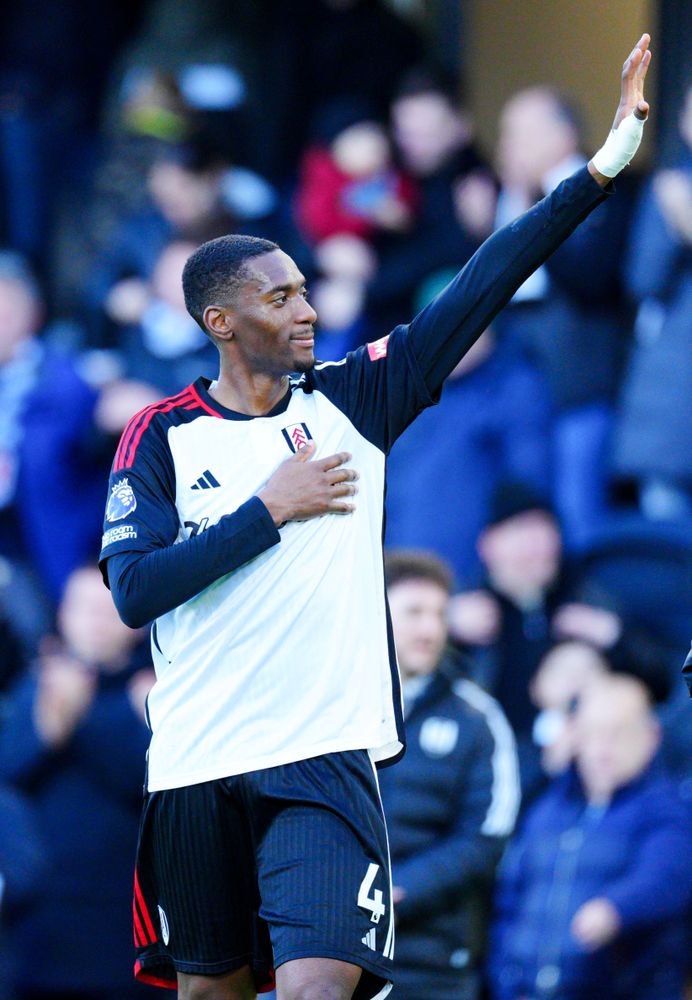 Tosin celebrates victory over Brighton Tosin celebrates victory over Brighton