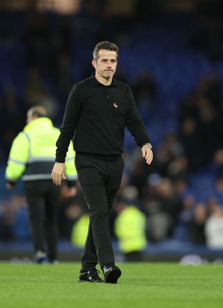 Marco Silva at full-time of Fulham's draw with Everton Marco Silva at full-time of Fulham's draw with Everton