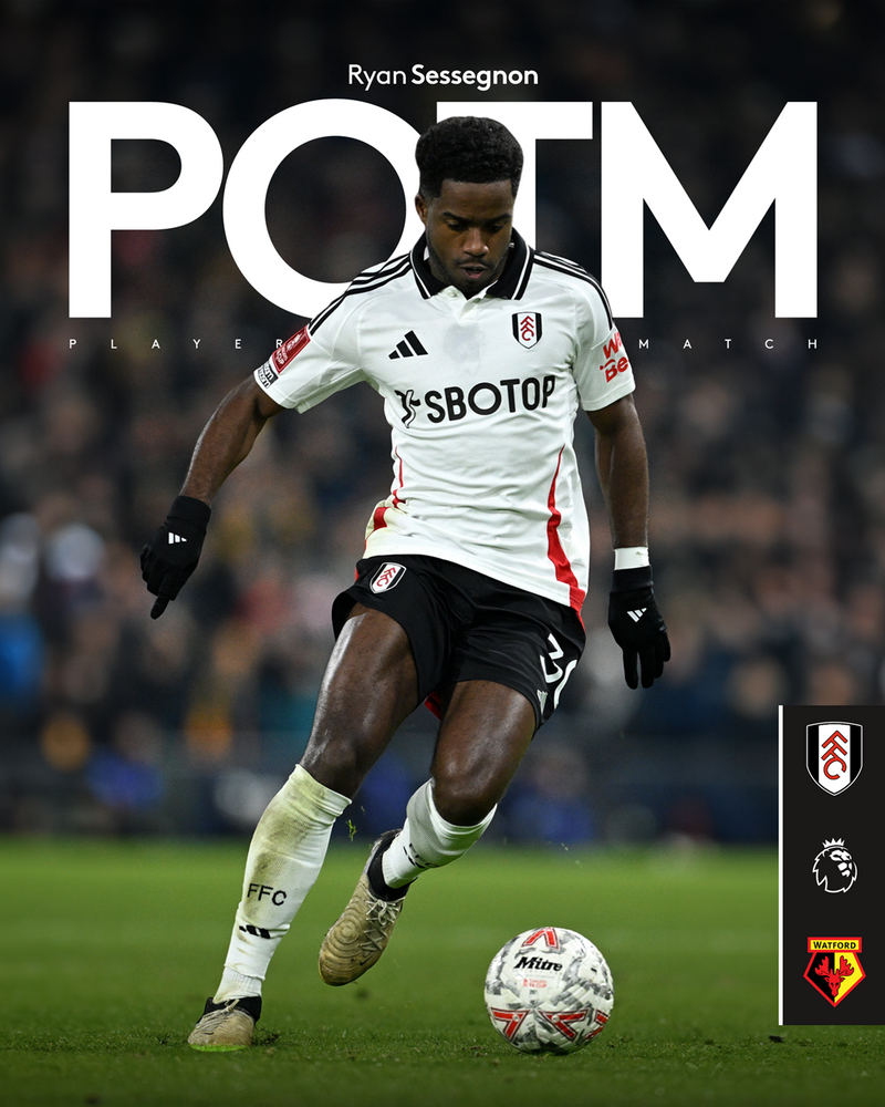 Player of the Match: Ryan Sessegnon Player of the Match: Ryan Sessegnon