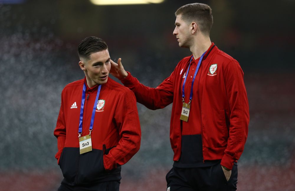 Harry Wilson and Chris Mepham on international duty with Wales Harry Wilson and Chris Mepham on international duty with Wales