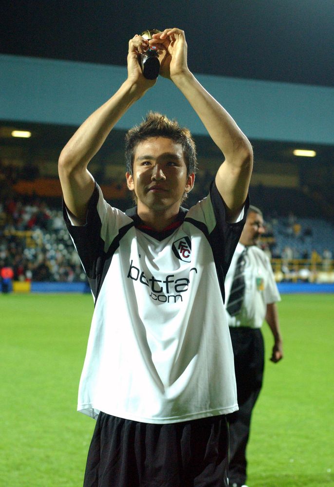 Junichi Inamoto with the Intertoto Cup Junichi Inamoto with the Intertoto Cup