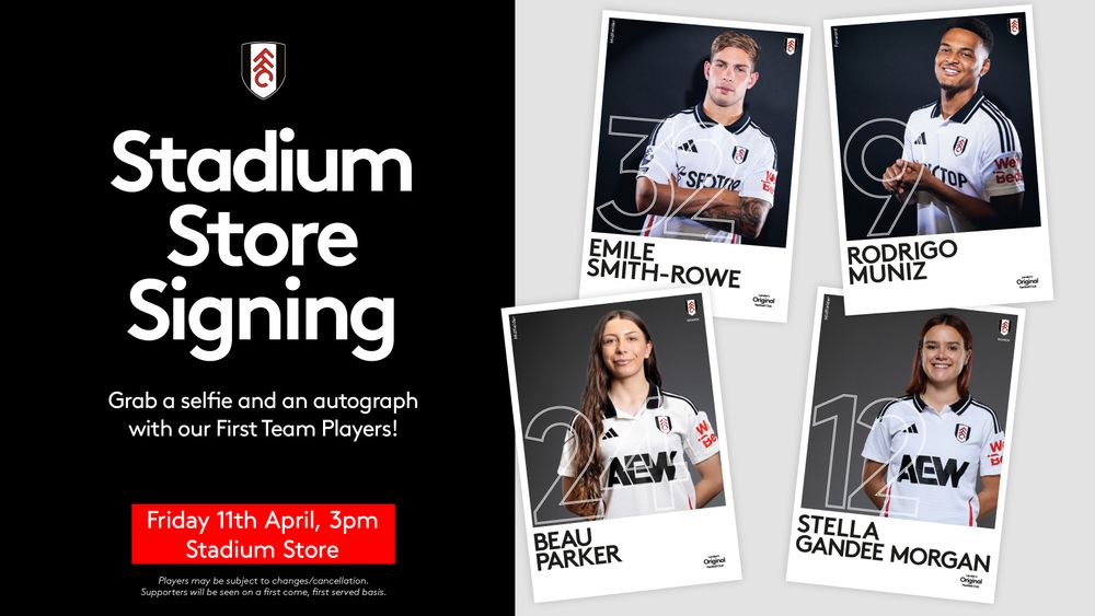 Stadium Store Signing Stadium Store Signing
