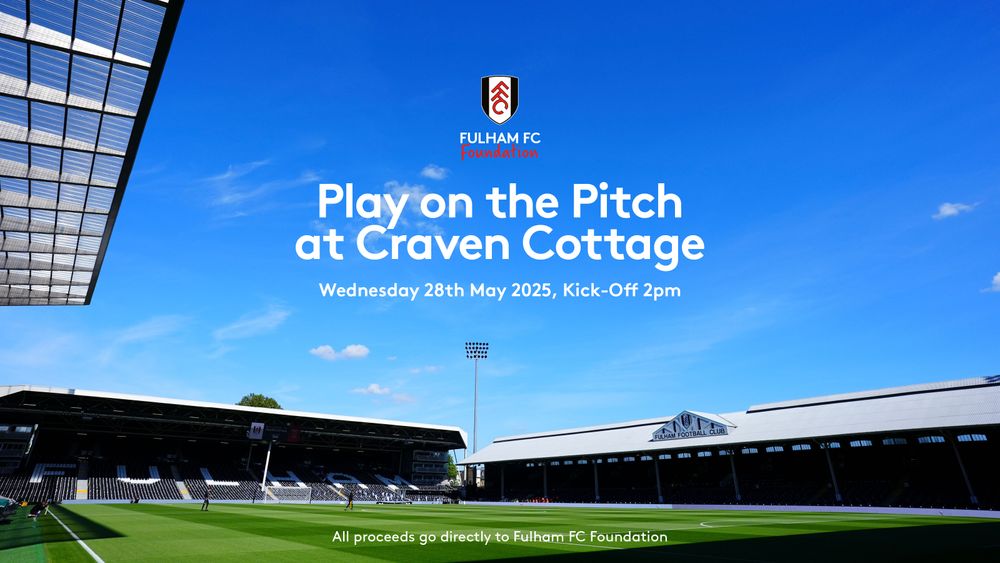 Play on the pitch at Craven Cottage Play on the pitch at Craven Cottage