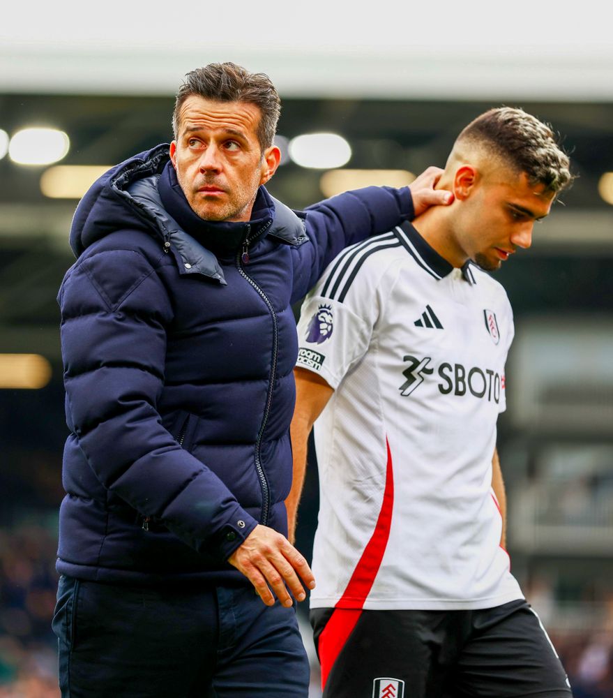 Marco Silva and Andreas Pereira Marco Silva and Andreas Pereira