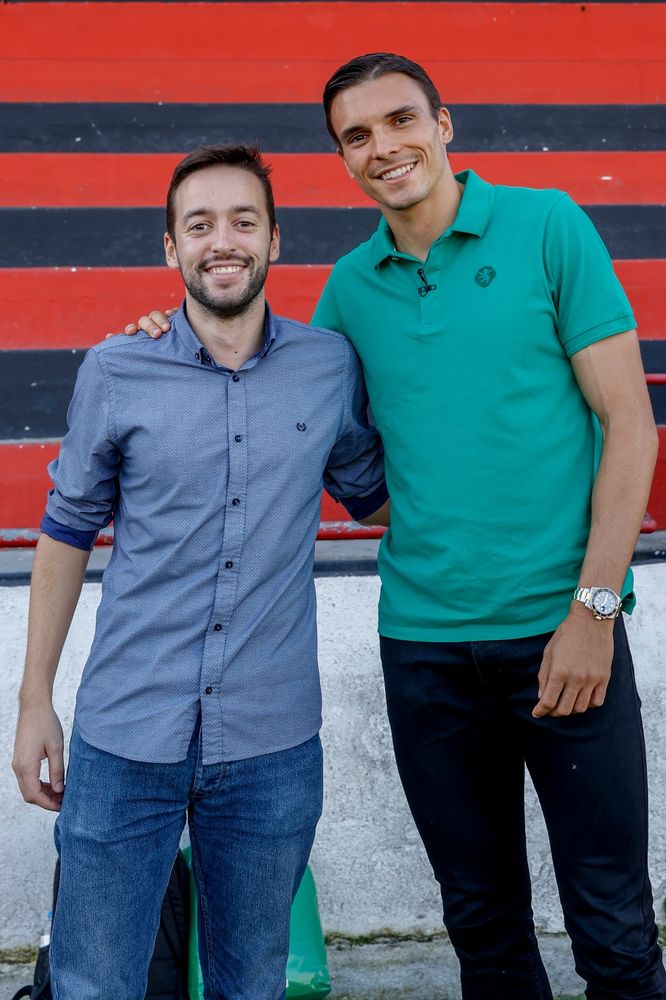 Ricardo Granada with João Palhinha Ricardo Granada with João Palhinha