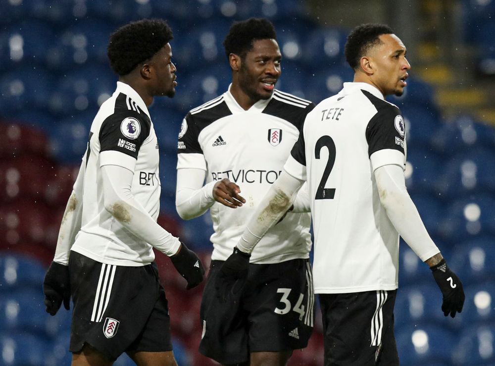 Ola Aina celebrates his goal. Ola Aina celebrates his goal.