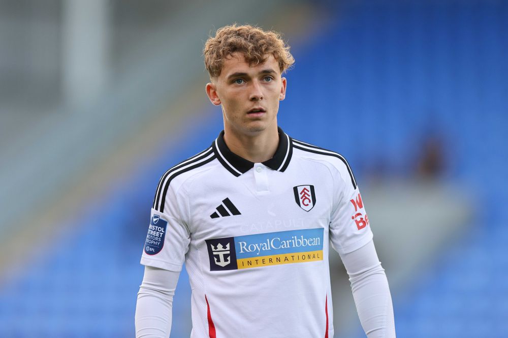 Callum Osmand in action for Fulham Under-21s against Shrewsbury Town Callum Osmand in action for Fulham Under-21s against Shrewsbury Town