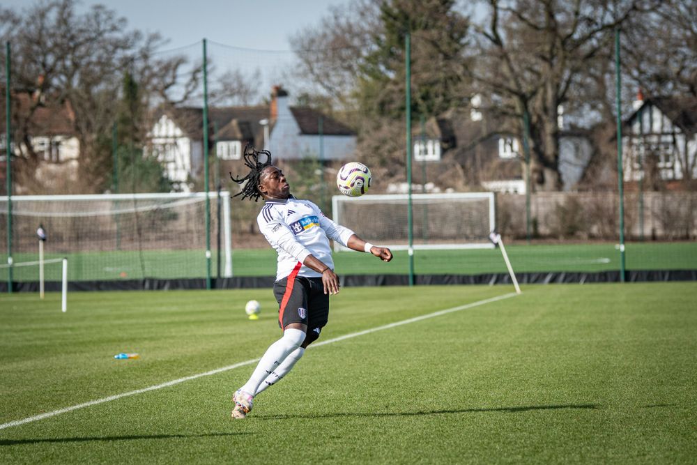 Macaulay Zepa in action for Fulham U18s Macaulay Zepa in action for Fulham U18s