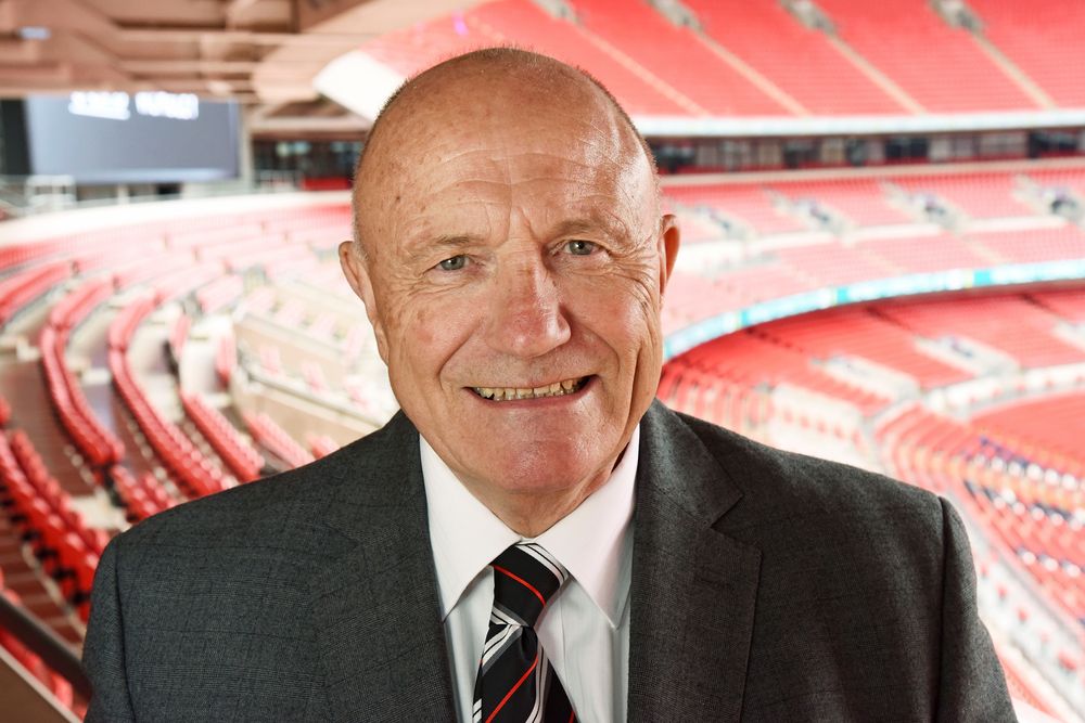 George at Wembley Stadium in 2016