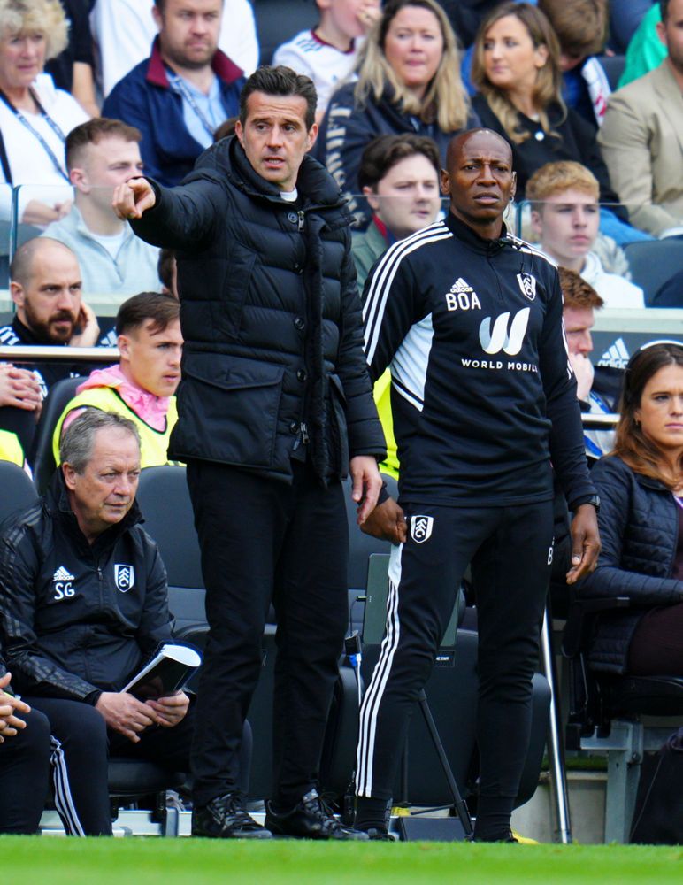 Marco Silva on the touchline