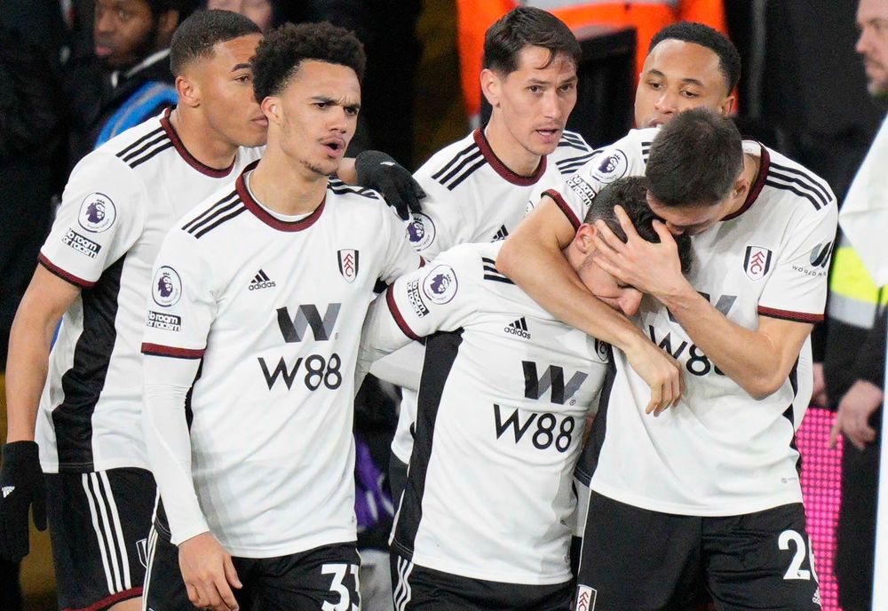 The boys celebrate Manor's fine strike