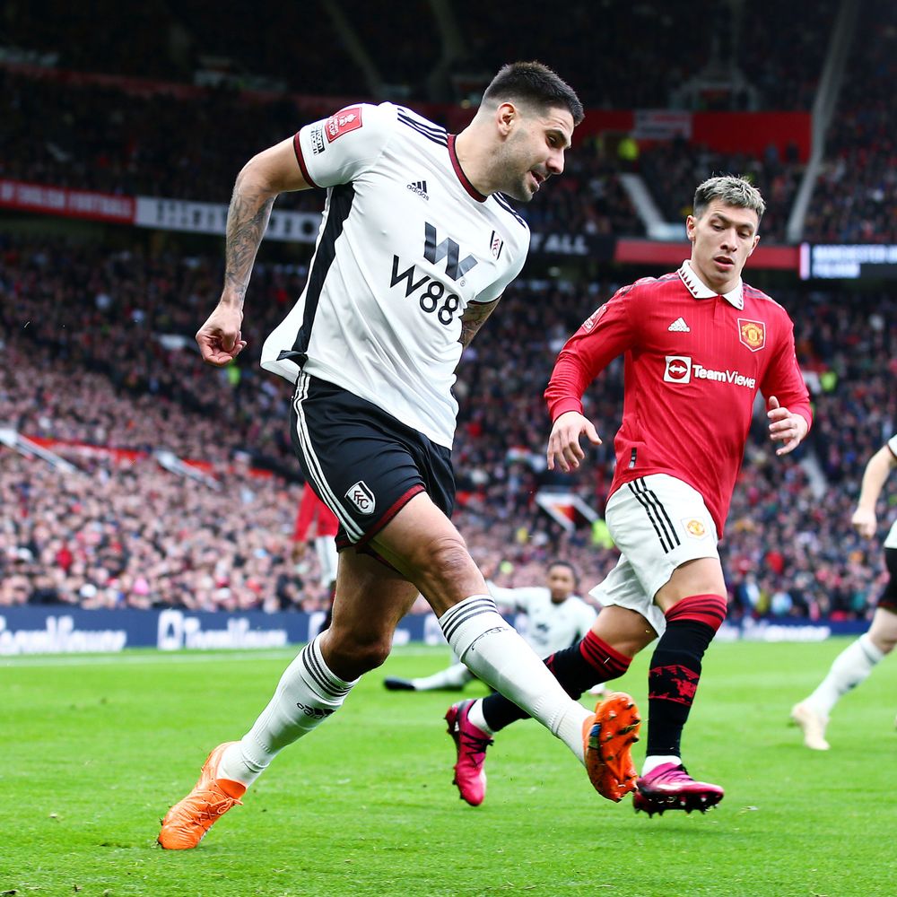 Mitro in action against Manchester United