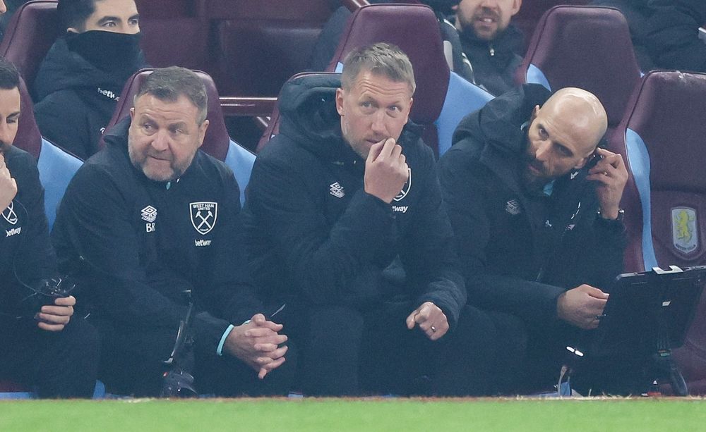 West Ham's Graham Potter West Ham's Graham Potter
