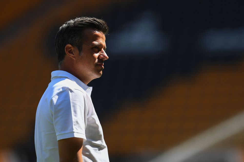 Marco Silva in the sun at Molineux ahead of kick-off