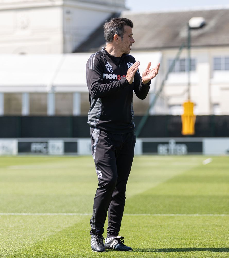 Marco Silva takes training Marco Silva takes training
