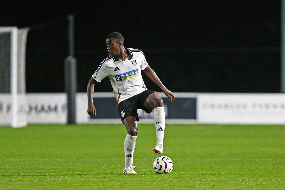Jon Esenga on the ball against Chelsea Jon Esenga on the ball against Chelsea