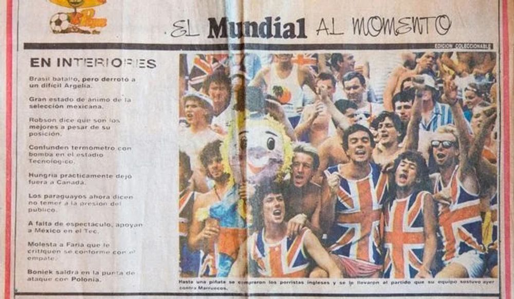 A clipping in a local newspaper of Duncan and his friends