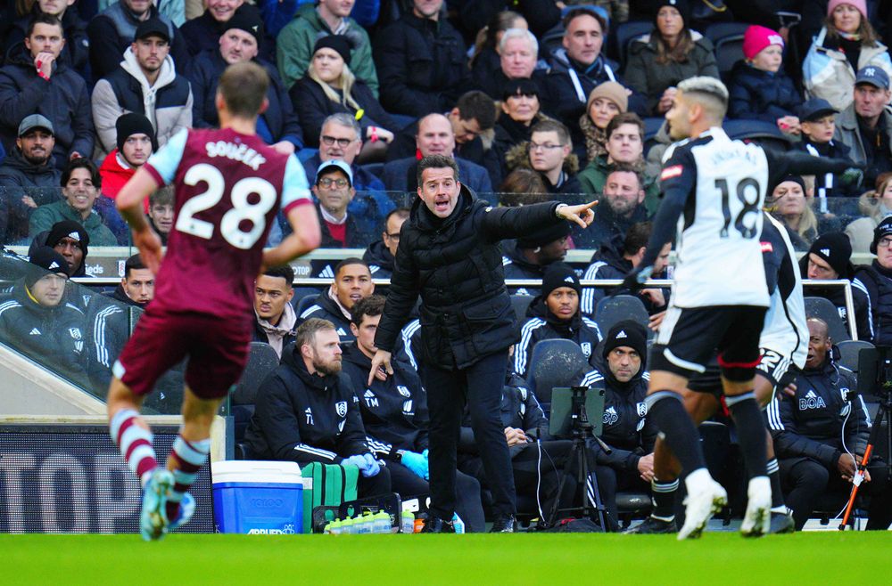 Marco Silva on the touchline during Fulham's 5-0 win over West Ham in December Marco Silva on the touchline during Fulham's 5-0 win over West Ham in December