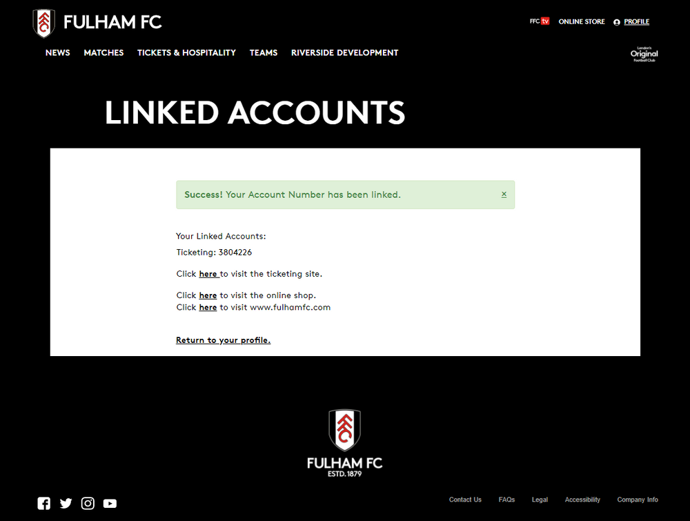 13. Linked Accounts Success 13. Linked Accounts Success