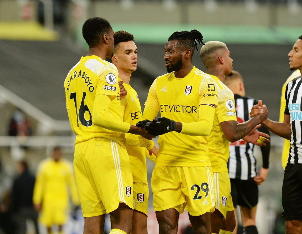 Frank Anguissa at full-time of the Newcastle game Frank Anguissa at full-time of the Newcastle game