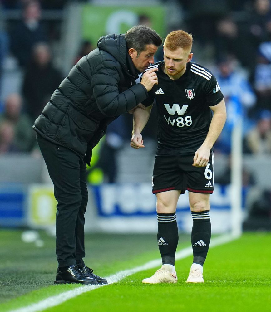 Marco Silva gives Harrison Reed some instructions