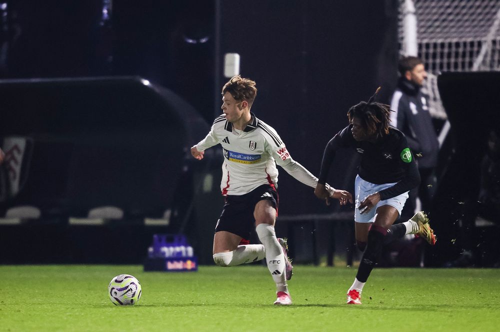 Luca Picotto in action against West Ham U18s Luca Picotto in action against West Ham U18s