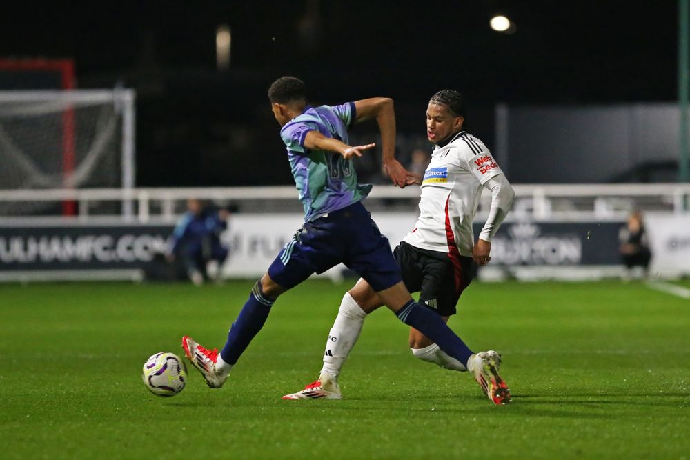 Sam Amissah in first-half action