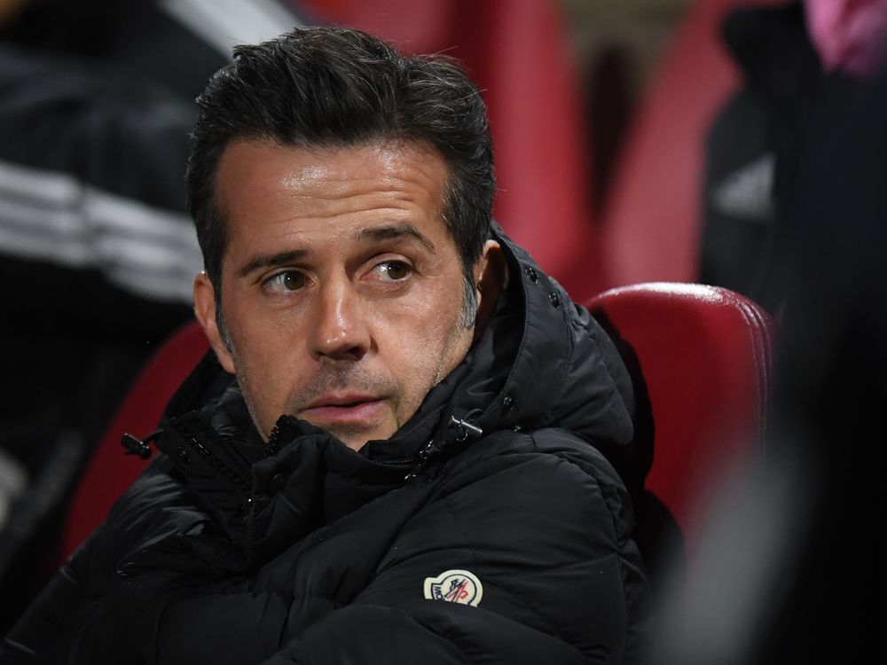 Marco Silva at the Gtech Community Stadium