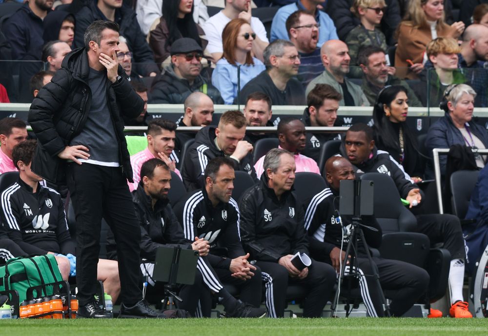 Marco Silva on the touchline