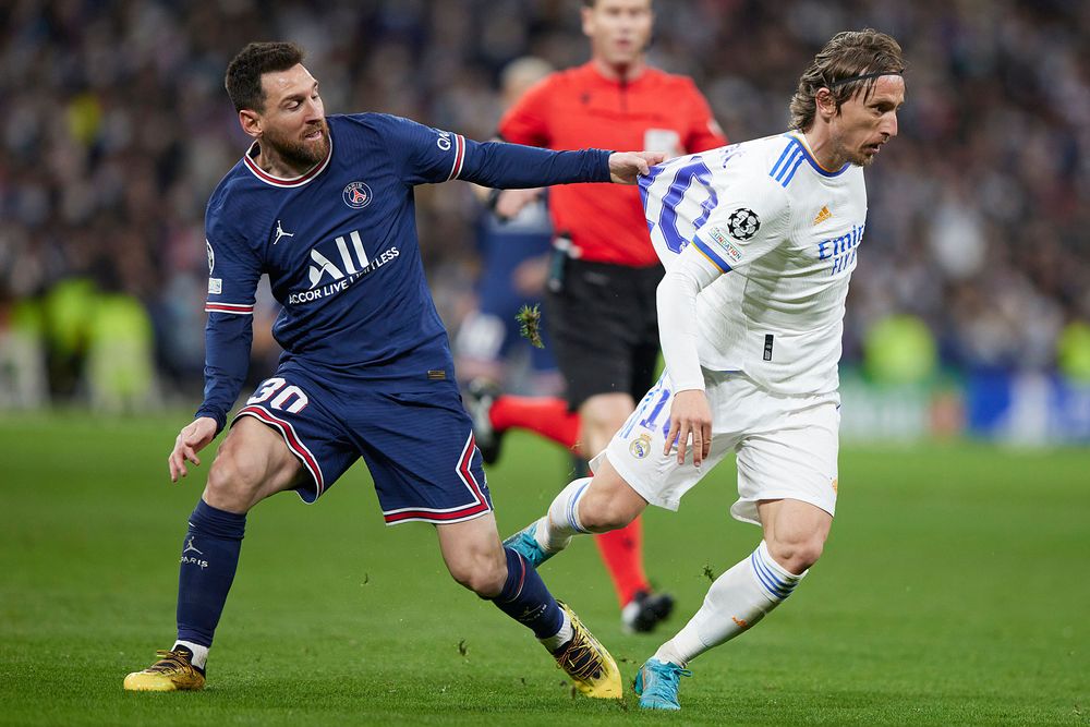 Lionel Messi and Luka Modrić Lionel Messi and Luka Modrić