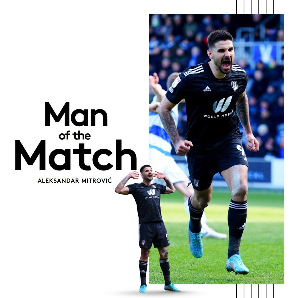 Aleksandar Mitrović wins MOTM against QPR Aleksandar Mitrović wins MOTM against QPR
