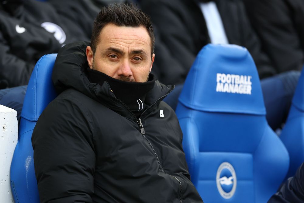 Brighton manager Roberto De Zerbi