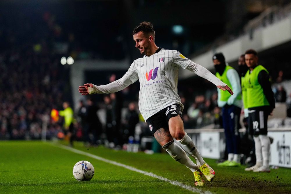 Joe Bryan prepares to whip a ball in against Bournemouth
