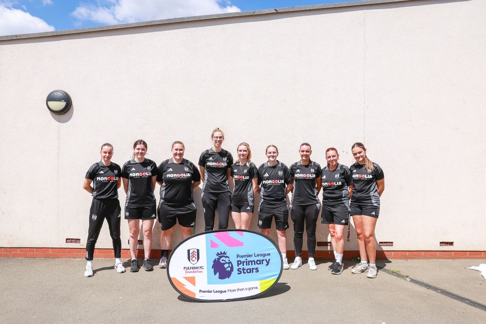 The Fulham FC Foundation coaching team The Fulham FC Foundation coaching team