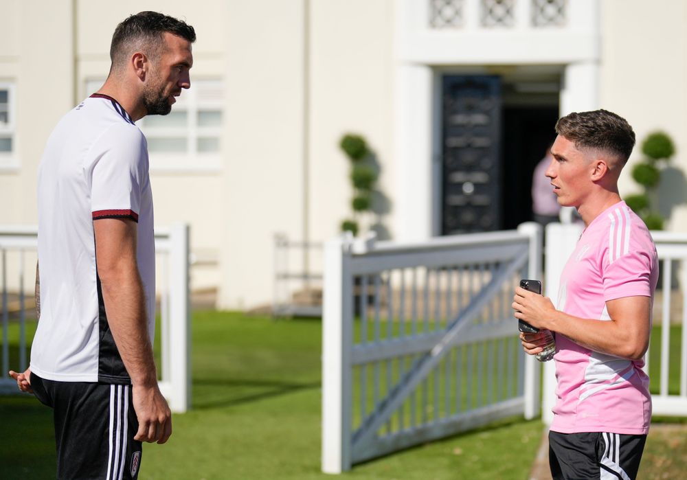 New signing Shane Duffy chats to Harry Wilson