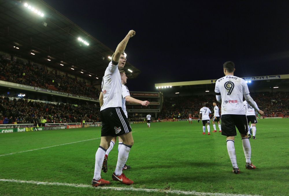 shutterstock_editorial_9336301bd.jpg Kevin McDonald celebrates his crucial late goal at Oakwell