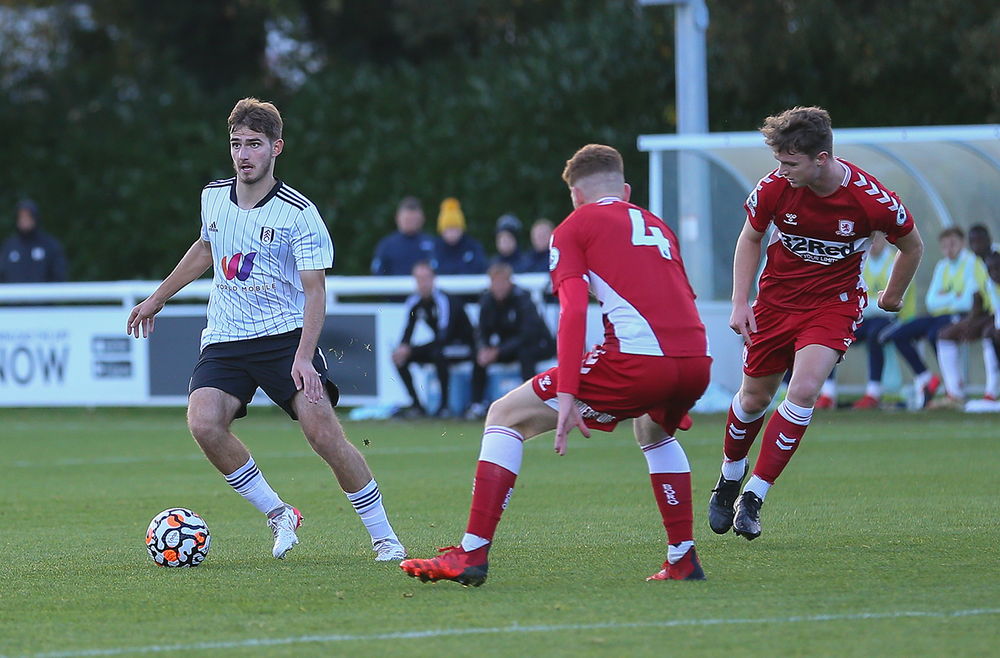 Adrion Pajaziti with the ball v Boro